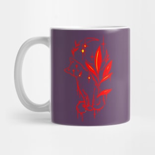 sad red cat Mug